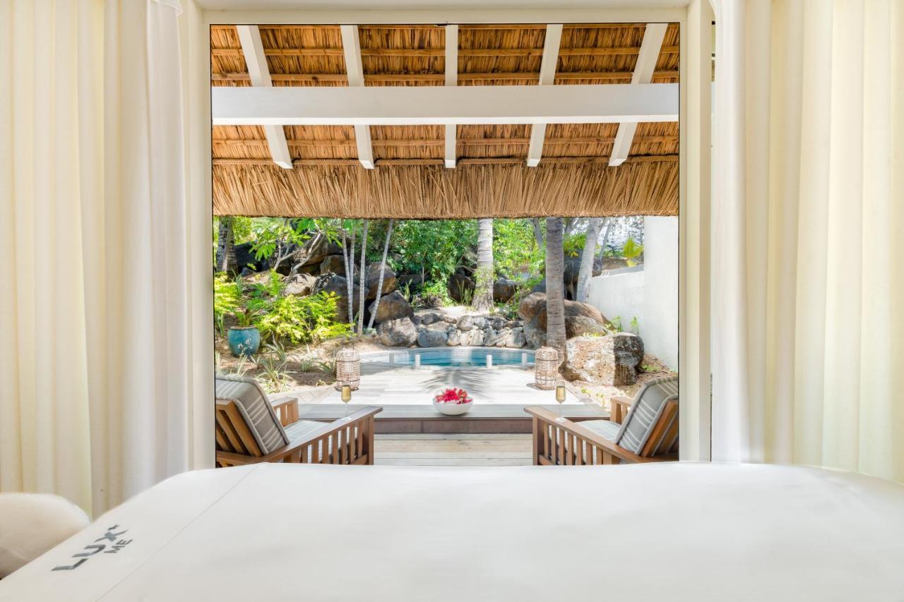 Lux* Grand Gaube Resort & Villas Esterno foto View from a bedroom