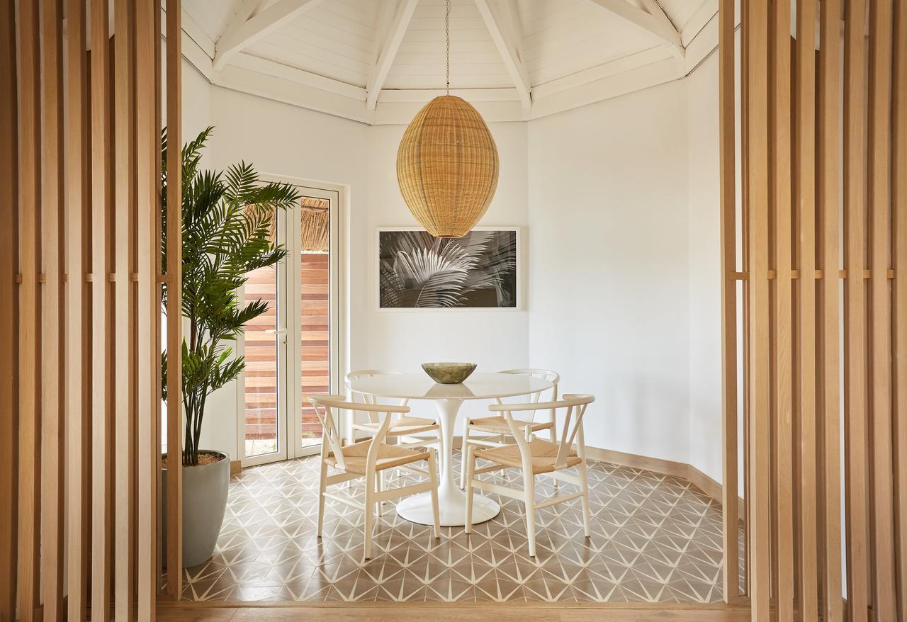 Lux* Grand Gaube Resort & Villas Esterno foto Dining room